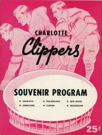 Charlotte Clippers 1957-58 game program