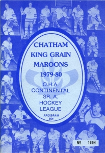 Chatham Maroons Game Program
