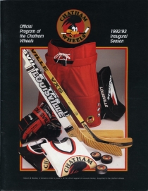 Chatham Wheels 1992-93 game program