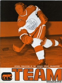 Chicago Cougars 1974-75 game program