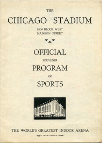 Chicago Shamrocks 1930-31 game program