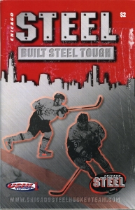 Chicago Steel Game Program