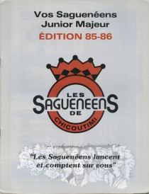 Chicoutimi Sagueneens Game Program