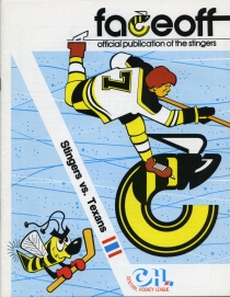 Cincinnati Stingers 1979-80 game program