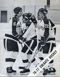 Colgate University 1976-77 game program