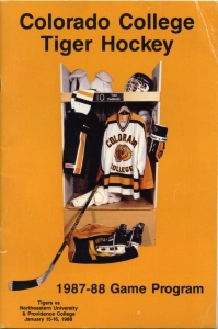 Colorado College 1987-88 game program