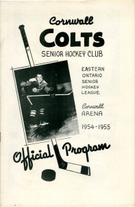 Cornwall Colts Game Program