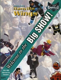 Danville Wings 2003-04 game program
