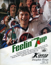 Dauphin Kings 1983-84 game program