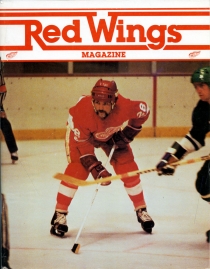 Detroit Red Wings 1980-81 game program