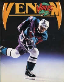 Detroit Vipers 1994-95 game program