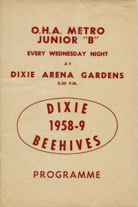 Dixie Beehives Game Program