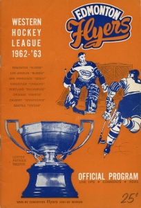 Edmonton Flyers 1962-63 game program