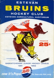 Estevan Bruins 1961-62 game program