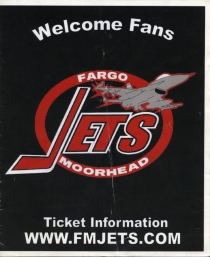 Fargo-Moorhead Jets 2003-04 game program
