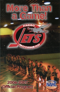 Fargo-Moorhead Jets 2006-07 game program