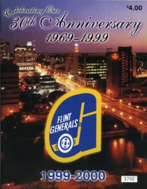 Flint Generals 1999-00 game program