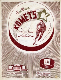 Fort Wayne Komets 1952-53 game program