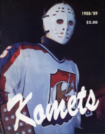 Fort Wayne Komets 1988-89 game program