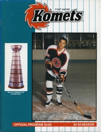 Fort Wayne Komets 1993-94 game program