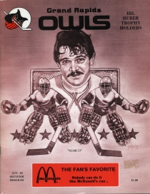 Grand Rapids Owls 1979-80 game program