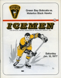 Green Bay Bobcats 1976-77 game program