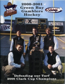 Green Bay Gamblers 2000-01 game program