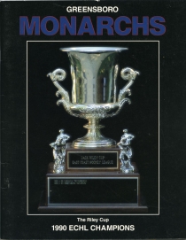 Greensboro Monarchs 1990-91 game program