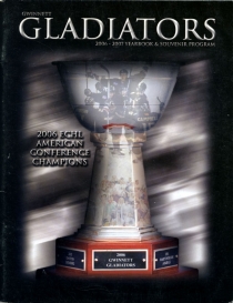 Gwinnett Gladiators 2006-07 game program