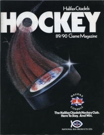 Halifax Citadels 1989-90 game program