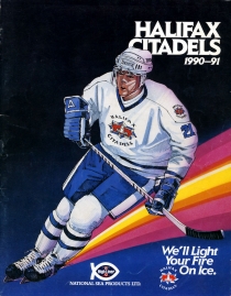 Halifax Citadels 1990-91 game program