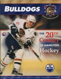 Hamilton Bulldogs 2000-01 game program