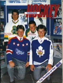 Hamilton Steelhawks 1987-88 game program