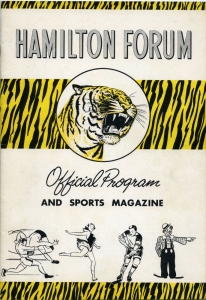 Hamilton Tiger Cubs Game Program