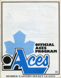 Hampton Aces 1980-81 game program