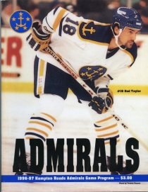 Hampton Roads Admirals 1996-97 game program