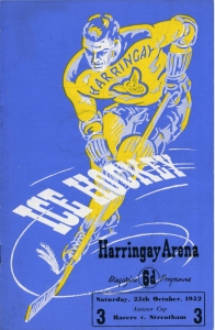 Harringay Racers Game Program
