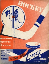Hershey Bears 1951-52 game program