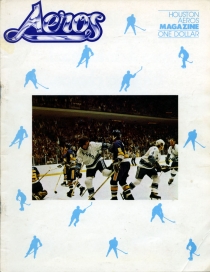 Houston Aeros 1975-76 game program