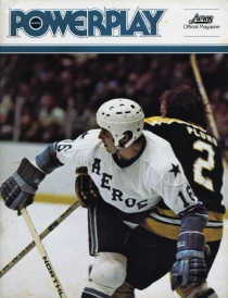 Houston Aeros 1976-77 game program