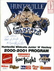 Huntsville Wildcats 2000-01 game program