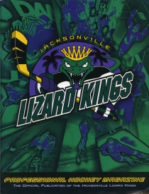 Jacksonville Lizard Kings Game Program