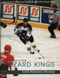 Jacksonville Lizard Kings 1999-00 game program
