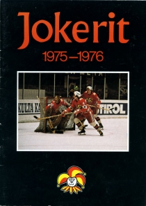 Jokerit Helsinki 1975-76 game program