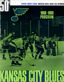 Kansas City Blues 1968-69 game program