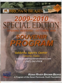 Kenai River Brown Bears 2009-10 game program