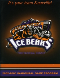 Knoxville Ice Bears Game Program