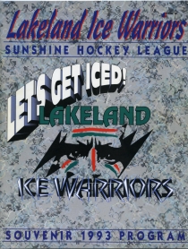 Lakeland Ice Warriors 1993-94 game program