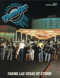 Las Vegas Thunder 1993-94 game program