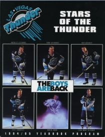 Las Vegas Thunder 1994-95 game program